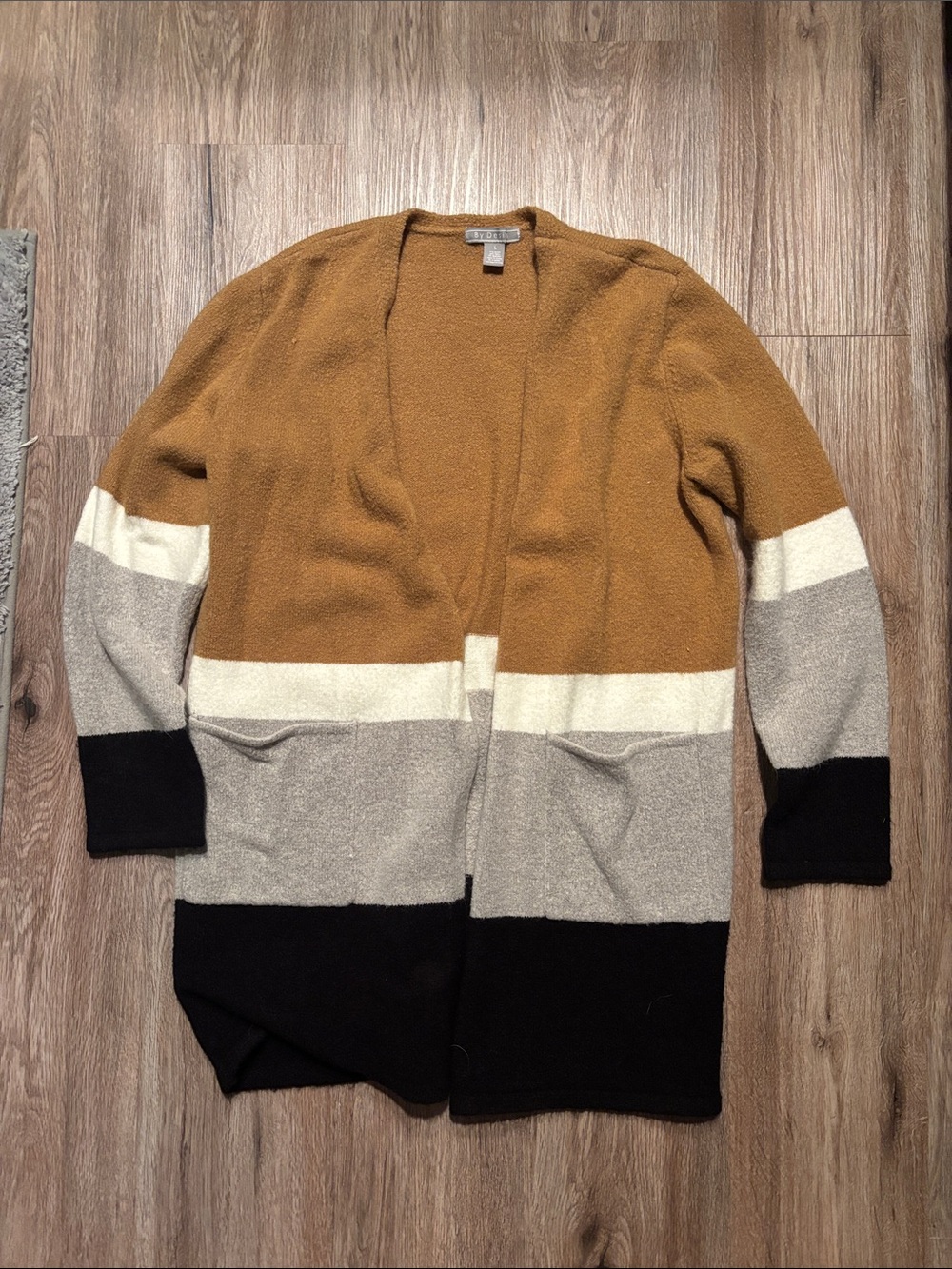 💛2 for $15! Cozy Colorblock Open-Front Cardigan